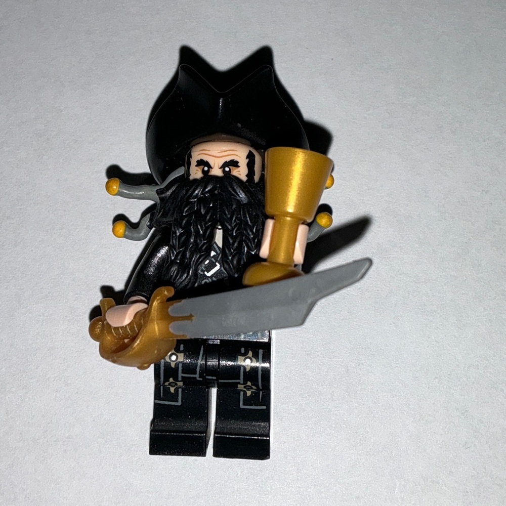 Lego Blackbeard 4192 4195 Pirates of the Caribbean Minifigure